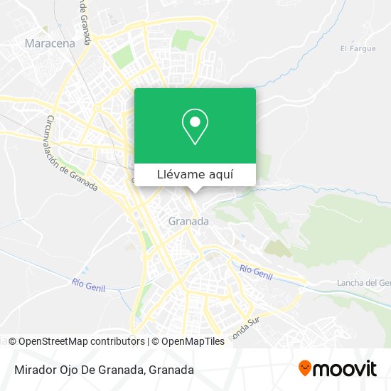 Mapa Mirador Ojo De Granada