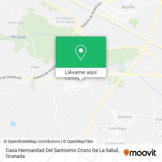 Mapa Casa Hermandad Del Santísimo Cristo De La Salud