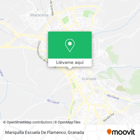 Mapa Mariquilla Escuela De Flamenco