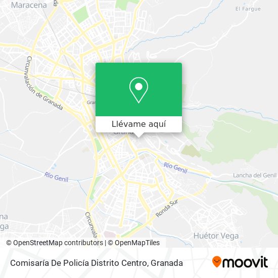 Mapa Comisaría De Policía Distrito Centro