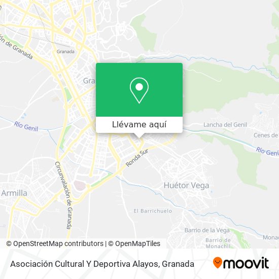 Mapa Asociación Cultural Y Deportiva Alayos