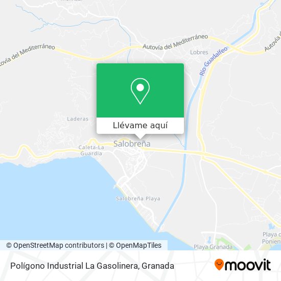 Mapa Polígono Industrial La Gasolinera