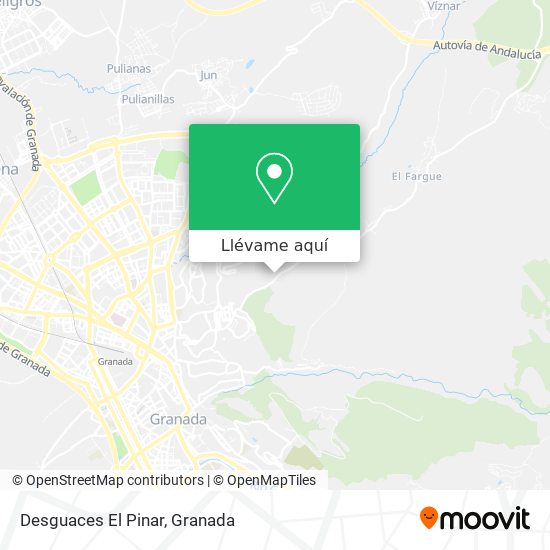 Mapa Desguaces El Pinar