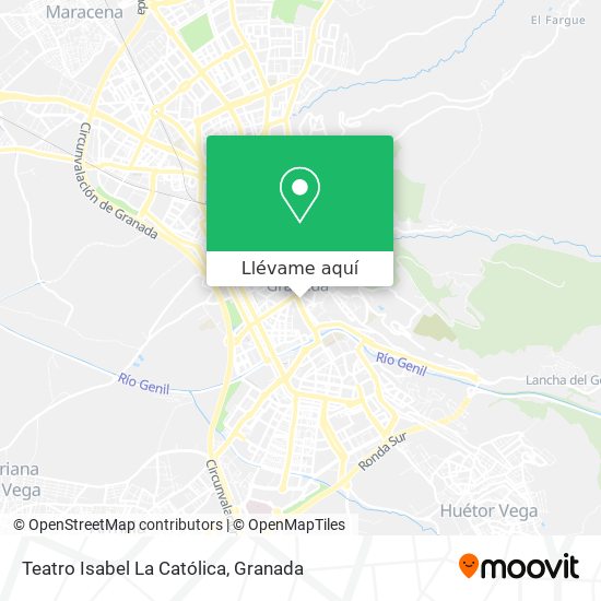 Mapa Teatro Isabel La Católica