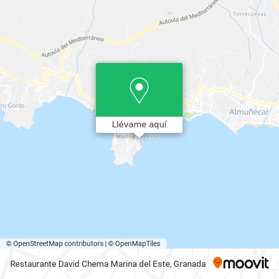 Mapa Restaurante David Chema Marina del Este