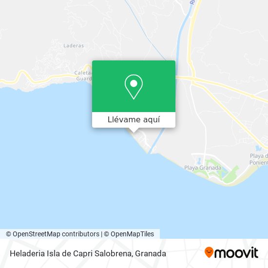 Mapa Heladeria Isla de Capri Salobrena