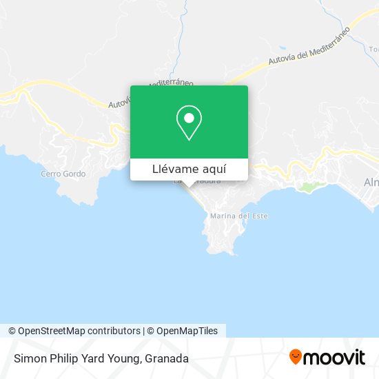 Mapa Simon Philip Yard Young