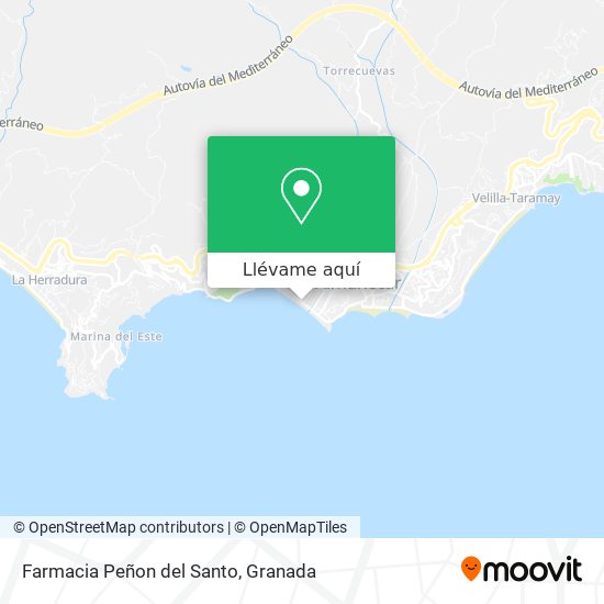 Mapa Farmacia Peñon del Santo