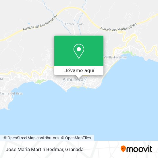 Mapa Jose Maria Martin Bedmar