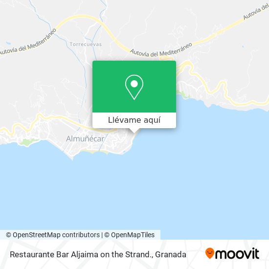 Mapa Restaurante Bar Aljaima on the Strand.