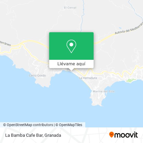 Mapa La Bamba Cafe Bar