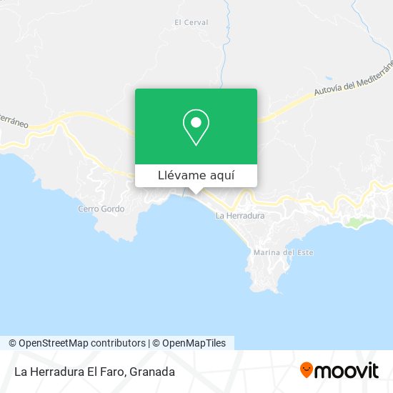 Mapa La Herradura El Faro