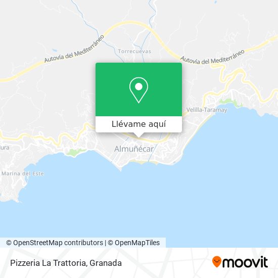 Mapa Pizzeria La Trattoria