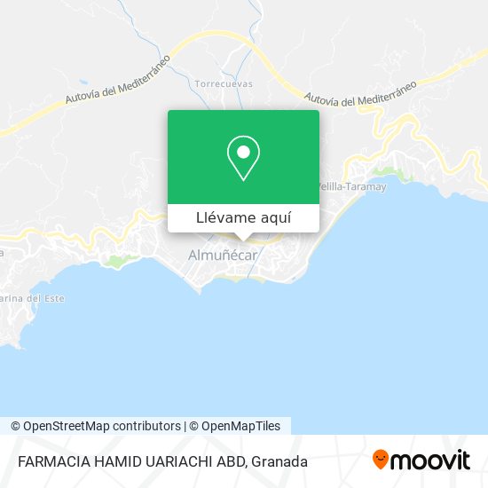 Mapa FARMACIA HAMID UARIACHI ABD