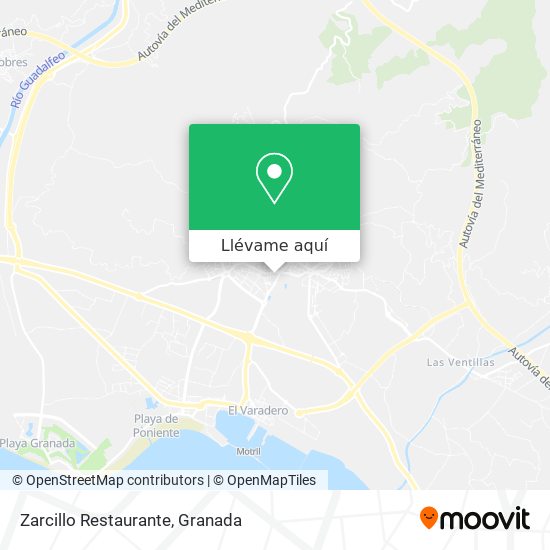 Mapa Zarcillo Restaurante