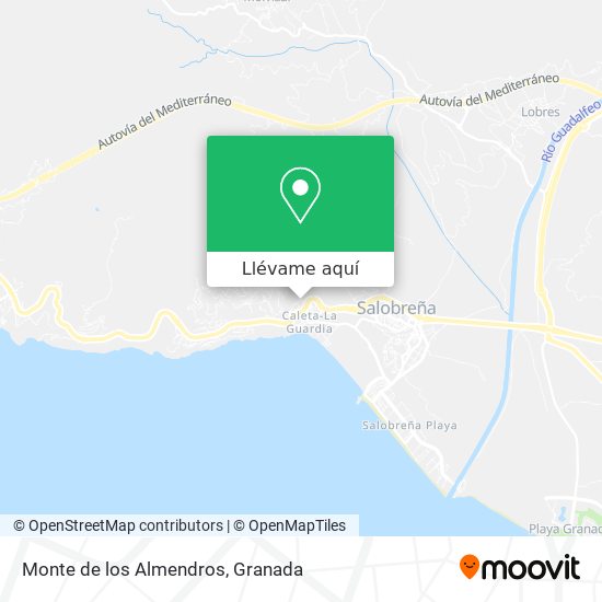 Mapa Monte de los Almendros