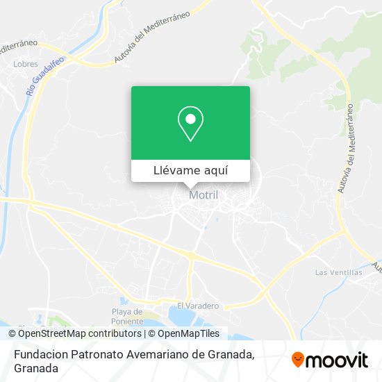 Mapa Fundacion Patronato Avemariano de Granada