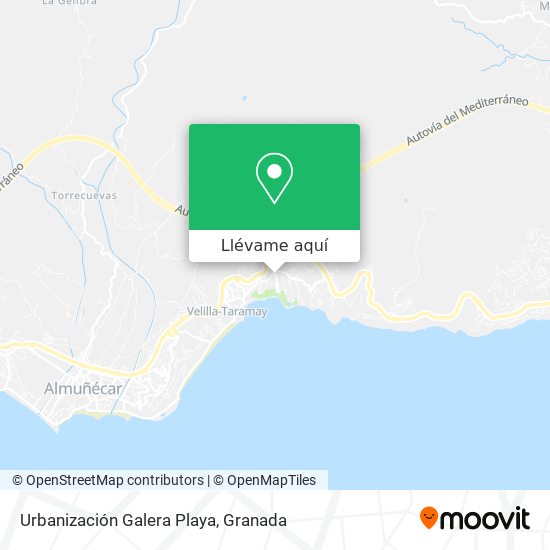 Mapa Urbanización Galera Playa