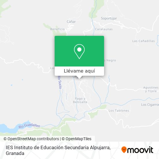 Mapa IES Instituto de Educación Secundaria Alpujarra