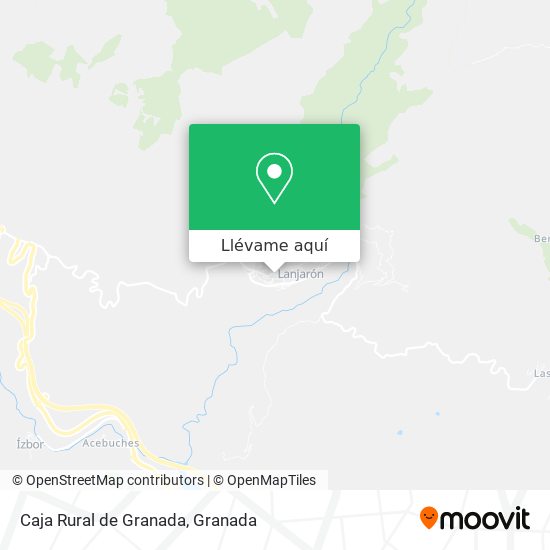 Mapa Caja Rural de Granada