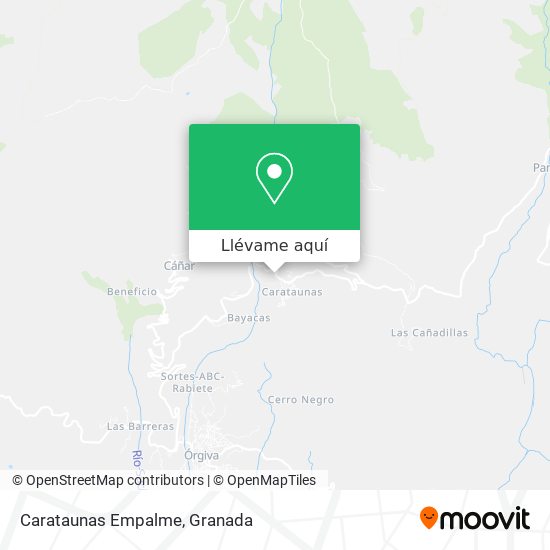 Mapa Carataunas Empalme
