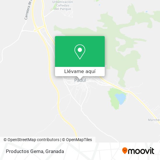 Mapa Productos Gema