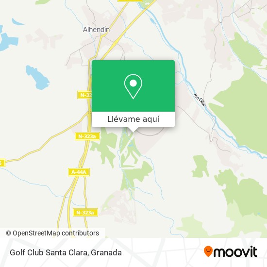 Mapa Golf Club Santa Clara