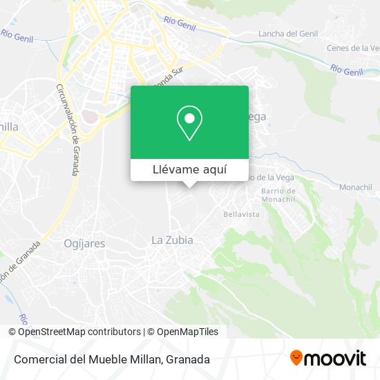 Mapa Comercial del Mueble Millan