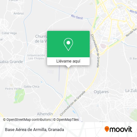 Mapa Base Aérea de Armilla
