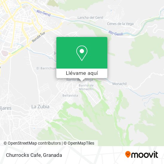 Mapa Churrocks Cafe