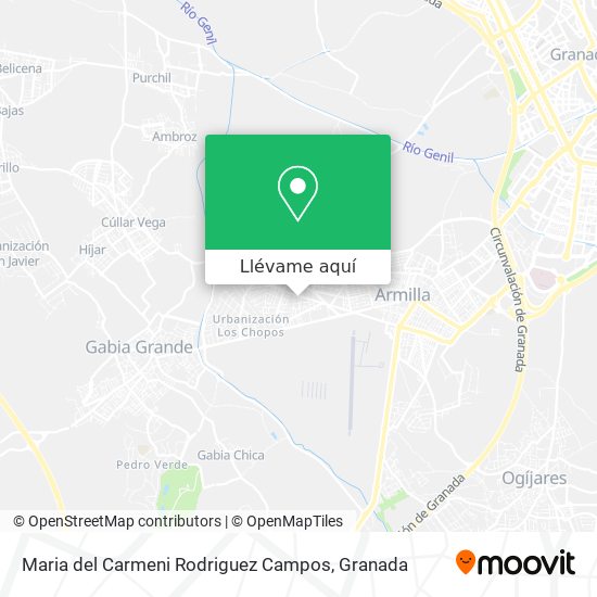 Mapa Maria del Carmeni Rodriguez Campos