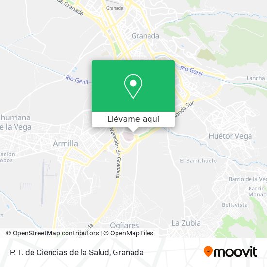 Mapa P. T. de Ciencias de la Salud