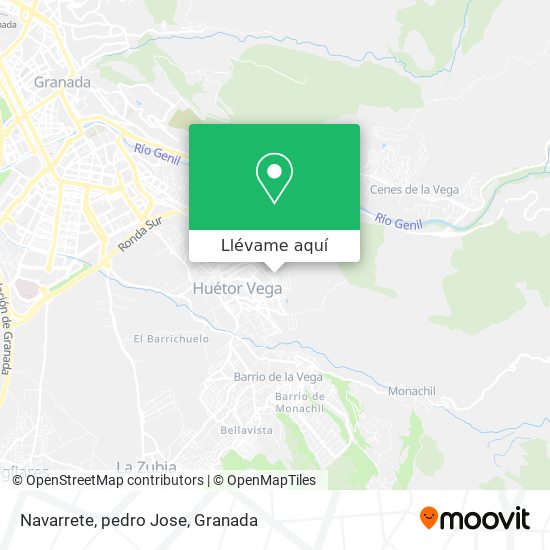 Mapa Navarrete, pedro Jose