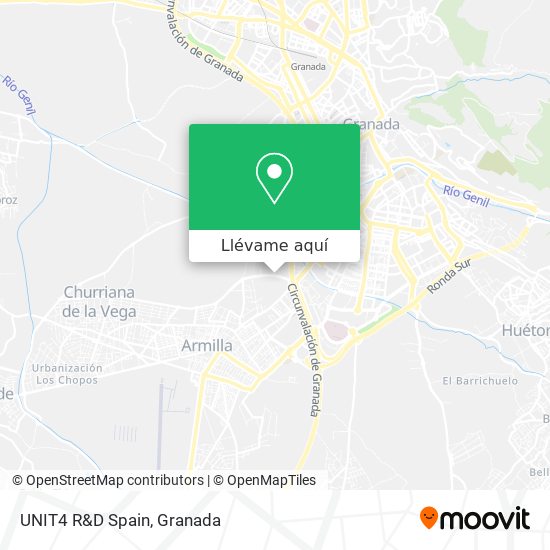 Mapa UNIT4 R&D Spain