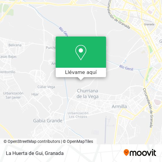 Mapa La Huerta de Gui