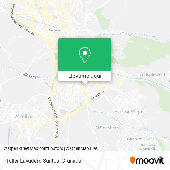 Mapa Taller Lavadero Santos