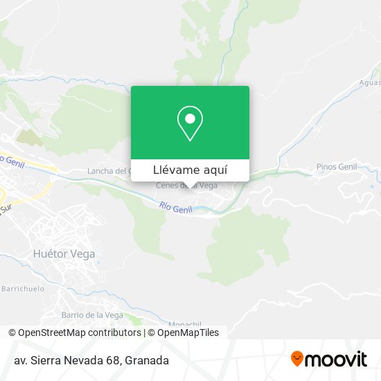 Mapa av. Sierra Nevada 68