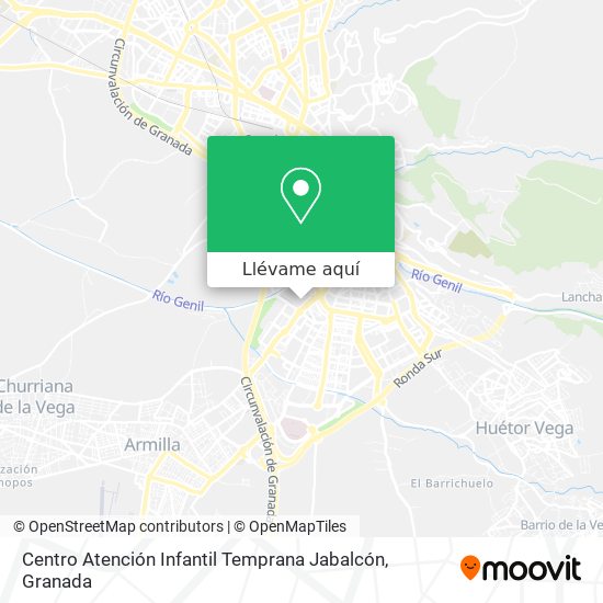 Mapa Centro Atención Infantil Temprana Jabalcón