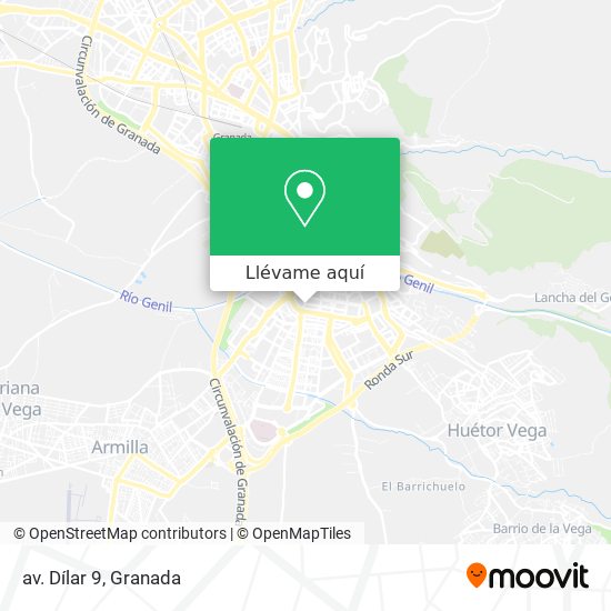 Mapa av. Dílar 9