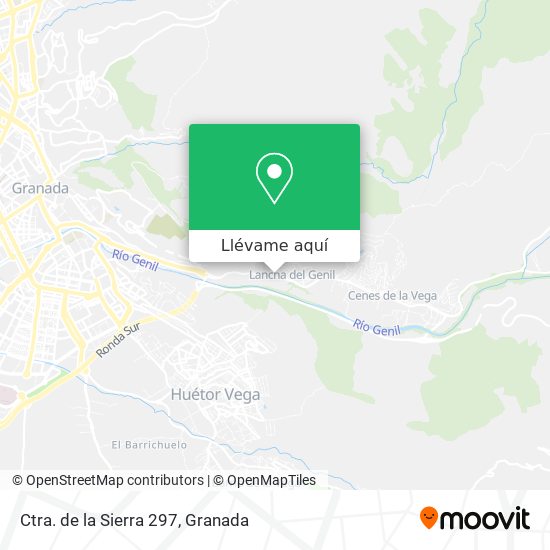 Mapa Ctra. de la Sierra 297