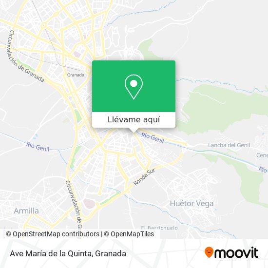 Mapa Ave María de la Quinta