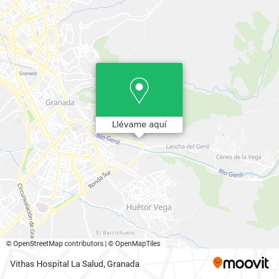 Mapa Vithas Hospital La Salud