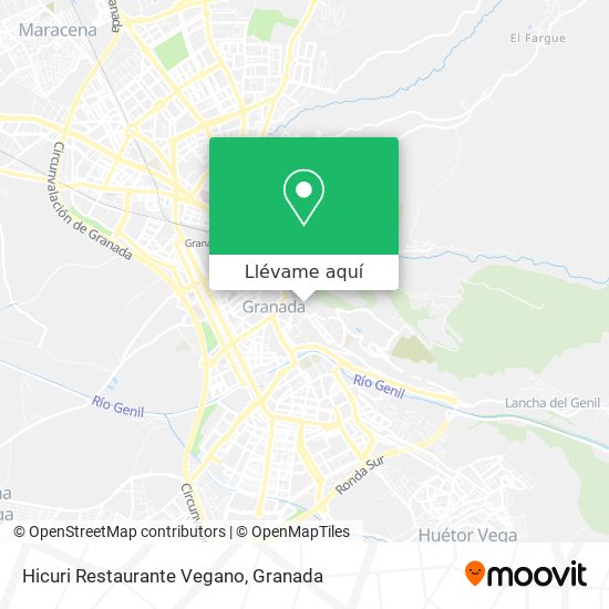 Mapa Hicuri Restaurante Vegano