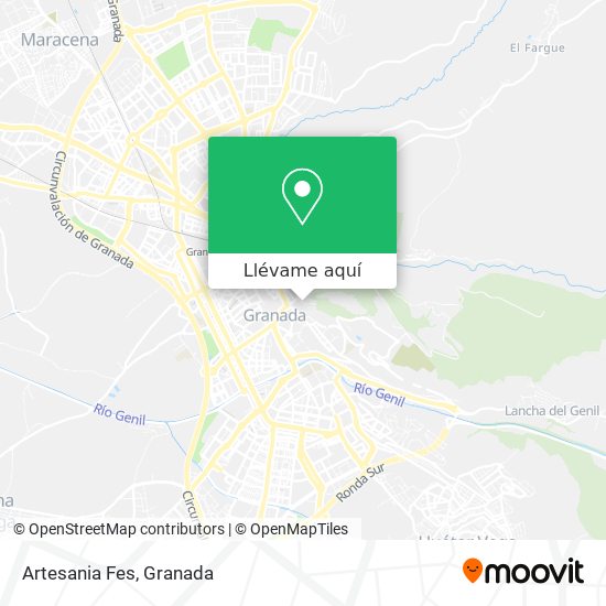 Mapa Artesania Fes