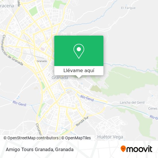 Mapa Amigo Tours Granada