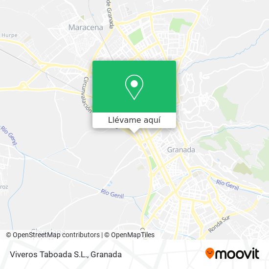 Mapa Viveros Taboada S.L.
