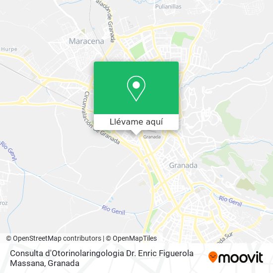 Mapa Consulta d'Otorinolaringologia Dr. Enric Figuerola Massana