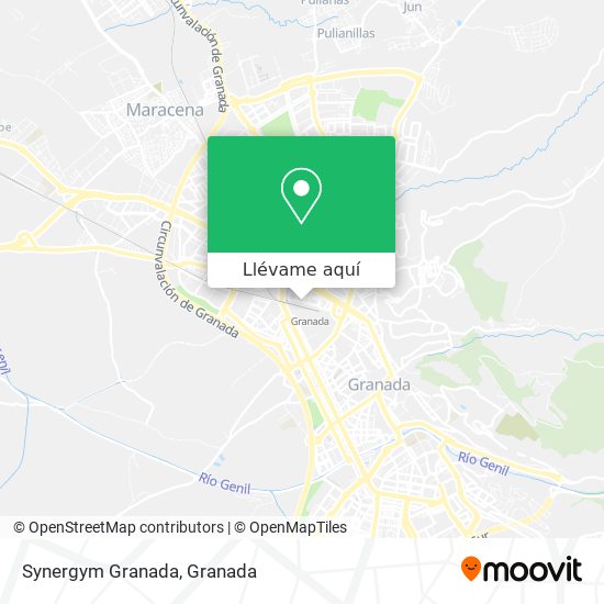 Mapa Synergym Granada