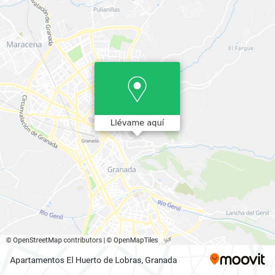 Mapa Apartamentos El Huerto de Lobras