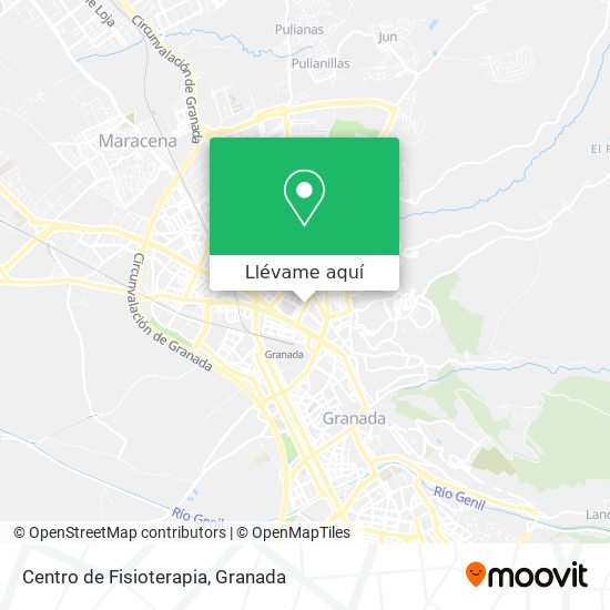 Mapa Centro de Fisioterapia